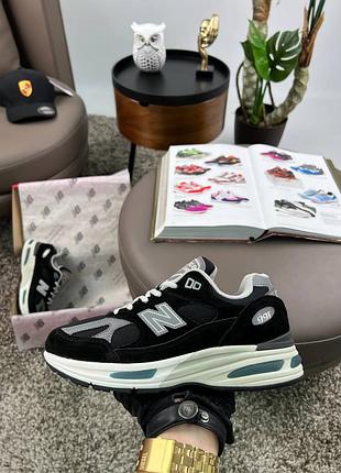 🌺женские кроссовки new balance 991 black grey