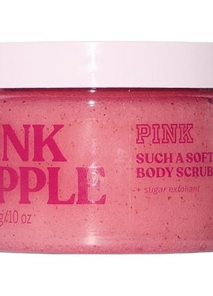 Сахарный скраб для тела pink victoria’s secret honey pink apple body scrub 283 г