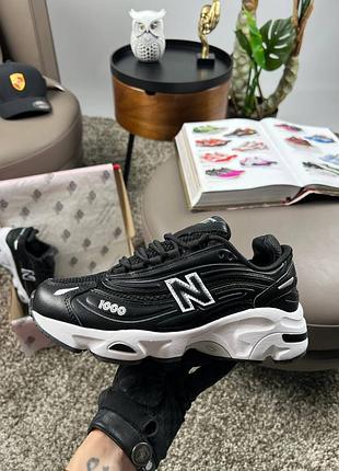 🌺женские кроссовки new balance 1000 black white