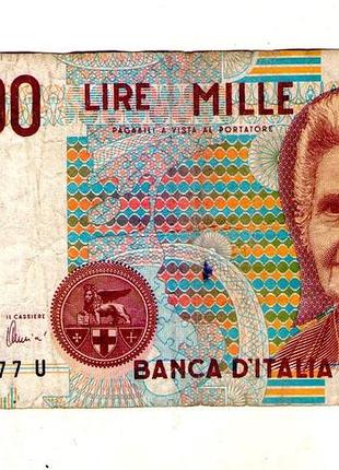 Италия 1000 лир 1990 год no670