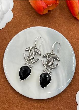 Серьги mcqueen + cavalli коллаборация люкс качество