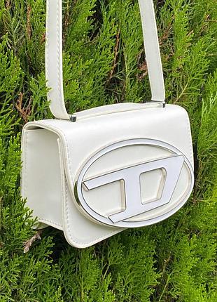 Сумка женская клатч diesel черный дезель через плечо