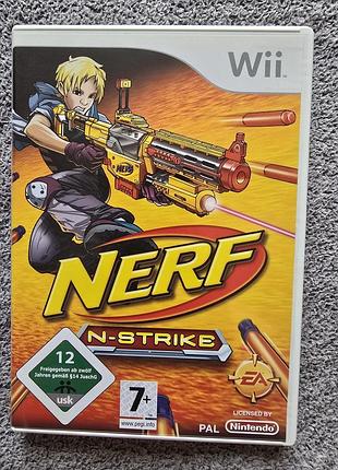 Nerf n-strike, б/у, eng - диск nintendo wii