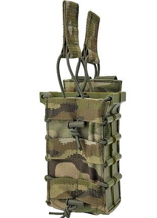 Подсумок для 2-х магазинов жесткий с фиксаторами мультикам cordura 1000 d melgo