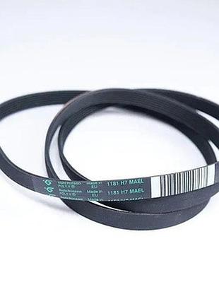 Ремень hutchinson 1181h7 phe для стиральной машины ariston c00059721