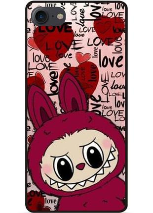 Силіконовий бампер чохол для iphone 7 з малюнком лабубу labubu