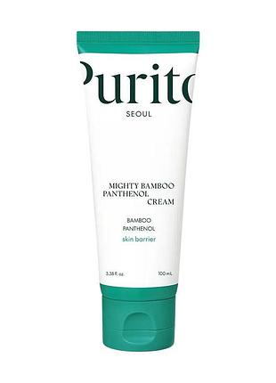 Восстанавливающий крем с пантенолом purito mighty bamboo panthenol cream 100ml