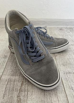 Оригінальні кеди vans з натуральної замші 2