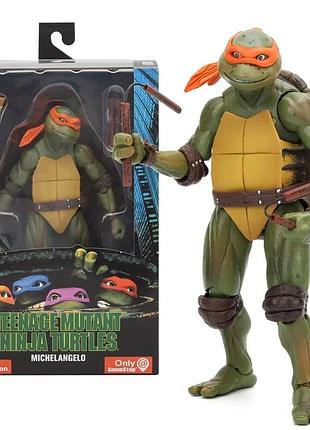 Игровая фигурка черепашка ниндзя микеланджело michelangelo 18 см