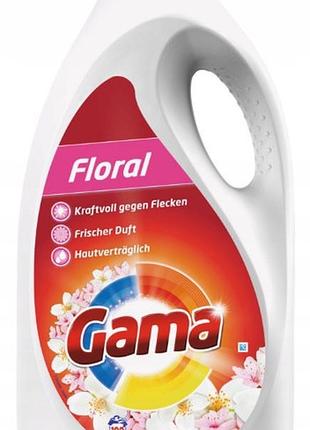Гель для стирки gama floral с цветочным ароматом, 5 л (100 стирок)