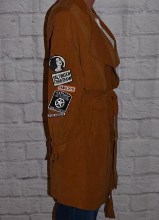 Пиджак- плащ  удлиненный с нашивками и карманами "vero moda" (сток)2 фото