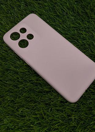 Чехол motorola edge 50 neo противоударный софт тач пудровый