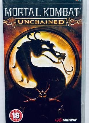 Mortal kombat unchained, б/в, англійська версія - umd-диск для psp