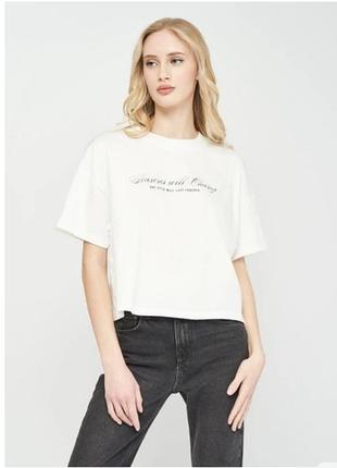 Котонова футболка zara
