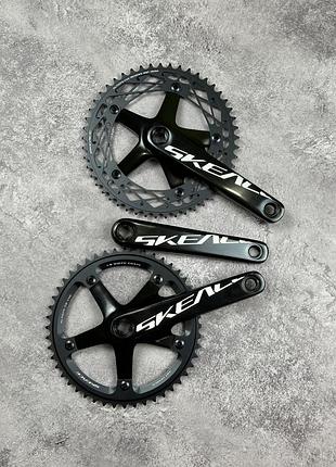 Трекова система skeace 144bcd 49t | під квадрат | шатуни 165мм | fixed gear