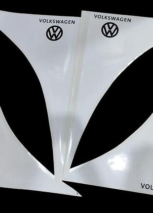 Білі наклейки для авто автомобілів двері скла фольцваген лт 35 volkswagen куточки lt під безрамкове скло