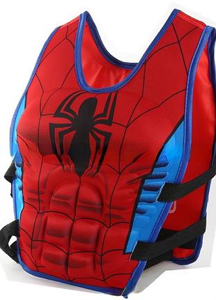 Жилет для плавания человек паук spiderman