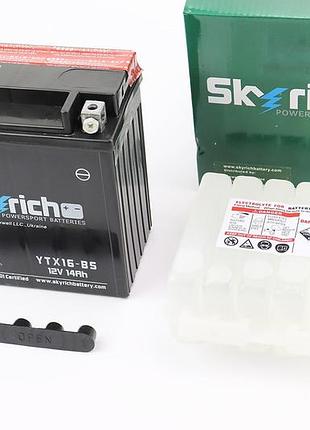 Аккумулятор 12v14аh ytx16-bs кислотный (l150*w87*h161mm)