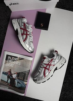 Asics gel-venture 6 white metallic red