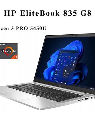 Ноутбук hp elitebook 835 g8/ ryzen 3 5450u/ 8gb ddr4/ 512gb m2 /13.3" full hd/ ips/ гарантія