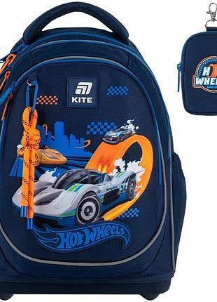 Школьный ортопедический рюкзак kite education hot wheels hw25-724s