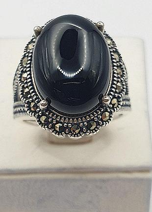 Кольцо серебряное с агатом 17 6,61 г