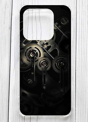 Чохол з потовщеними кутами на xiaomi redmi note 14 5g механізм (принт 238)