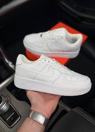 Кросівки чоловічі  найк ейр форс білі , nike air force 41,42,43,44,45,46
