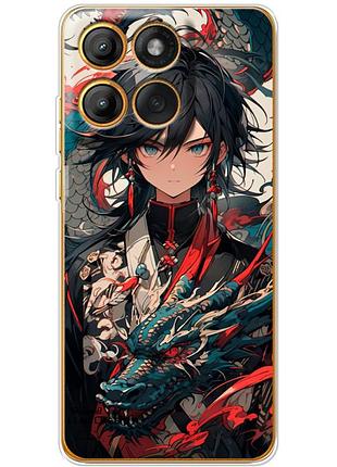 Чохол силіконовий з картинкою на motorola edge 60 (аніме, anime)