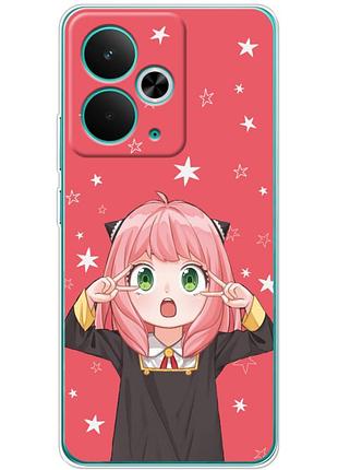 Чехол силиконовый с картинкой на realme 14t (аниме, anime)
