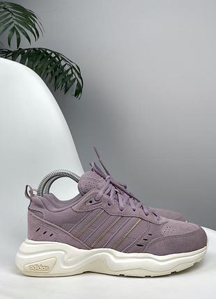 Оригінальні кросівки adidas neo strutter purple/white розмір 37 устілка 23