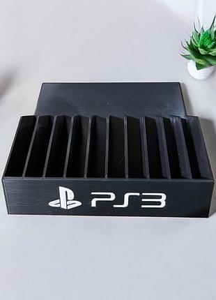 Підставка-органайзер для ігрових дисків playstation 3 чорний