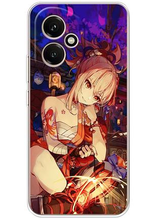Чехол силиконовый с картинкой на huawei honor 400 (аниме, anime)