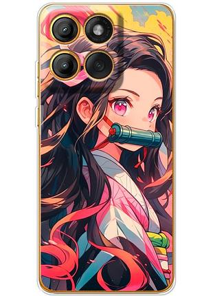 Чохол силіконовий з картинкою на motorola g86 (аніме, anime)