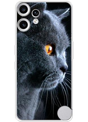 Чехол силиконовый с картинкой на nothing cmf phone 2 pro (британский кот)