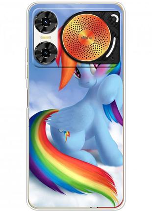Чехол силиконовый с картинкой на zte nubia music 2 (литл пони, my little pony)