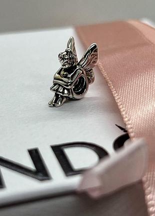 Серебряный шарм (бусина) pandora "ангел" пандора подарок для женщин