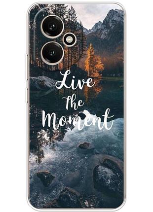Чехол силиконовый с картинкой на huawei honor 400 (природа, озеро в горах)