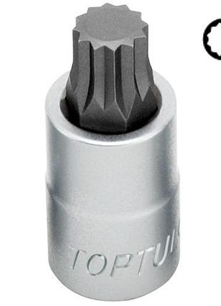Насадка spline toptul m12 l55мм 1/2" bcha1612