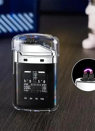 Электронная usb зажигалка zgp jl-335 с двойной плазменной дугой