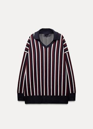 Светр поло оверсайз zara
