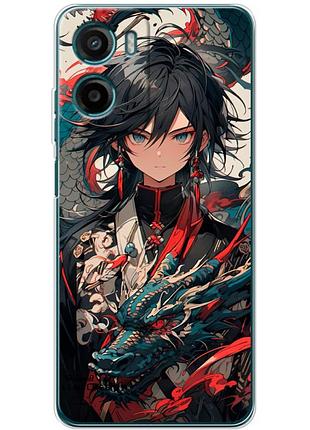 Чохол силіконовий з картинкою на motorola e15 (аніме, anime)