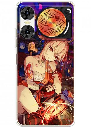 Чехол силиконовый с картинкой на zte nubia music 2 (аниме, anime)