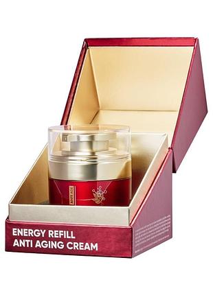 Антивіковий живильний крем-енергетик renew energy refill anti aging cream 50 мл