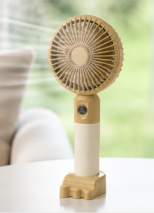 Ручной аккумуляторный вентилятор / мини вентилятор handheld fan.о+