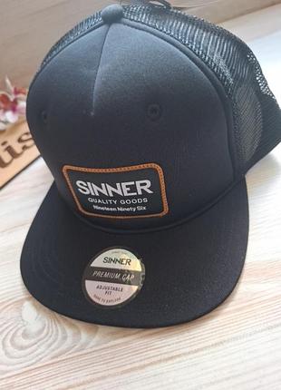 Кепка бейсболка  sinner бавовна сітка