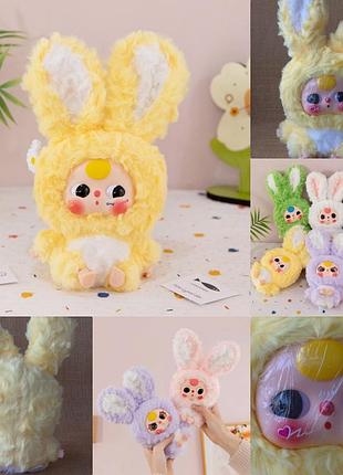 Мʼяка іграшка миле зайченя зайчик baby three lily rabbit town з рухомими очима lissipuppe lissidoll