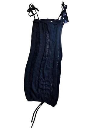Ego black laddered dress