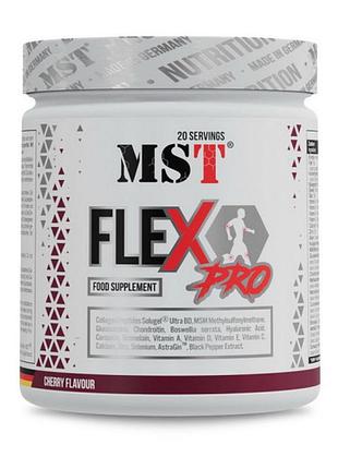 Комплекс для суглобів і зв'язок mst flex pro нова посилена формула, 300 грамів new зі смаком вишні (34559441)