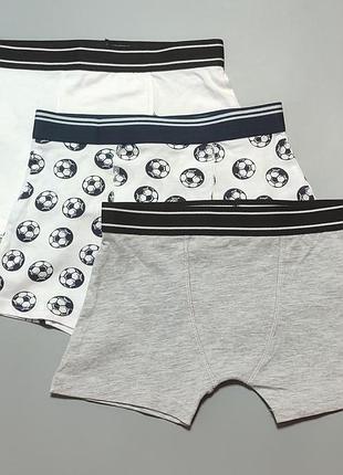 Трусы боксеры primark 6-7 лет 122 см 3 шт. 6-7
